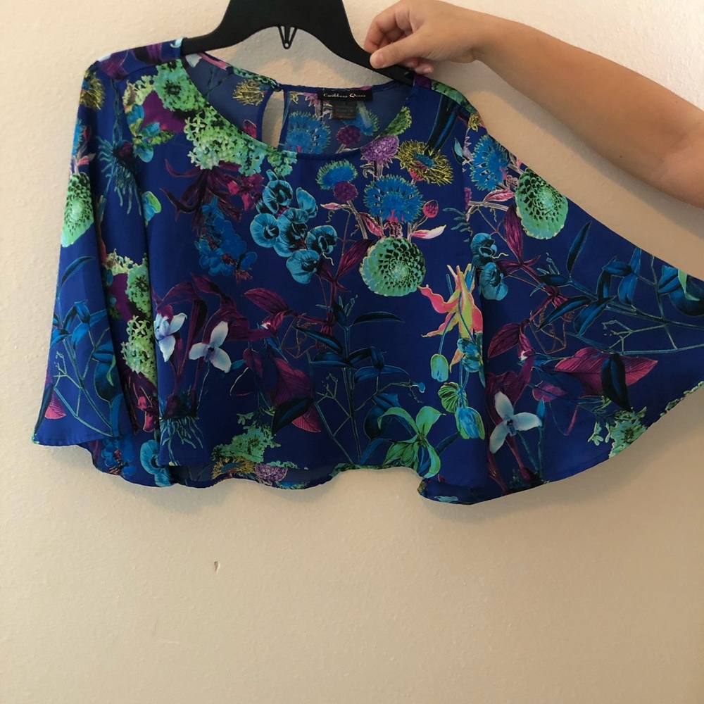 Vibrant Flowy Top
